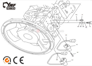 खरीदें PC200-7 702-21-55901 खुदाई इलेक्ट्रिक पार्ट्स स्टील पायलट वाल्व online manufacture
