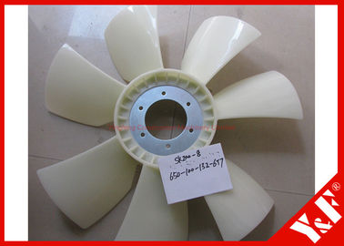 6 होल 7 ब्लेड के साथ SK200-8 SK250-8 के लिए प्रशंसक ब्लेड शीतलक VHS163063000 OEM के KOBELCO J05E इंजन