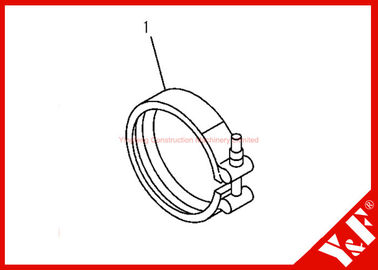 कोमात्सु खुदाई भागों PC200-7 6732-81-8220 दबाना 6D102 इंजन